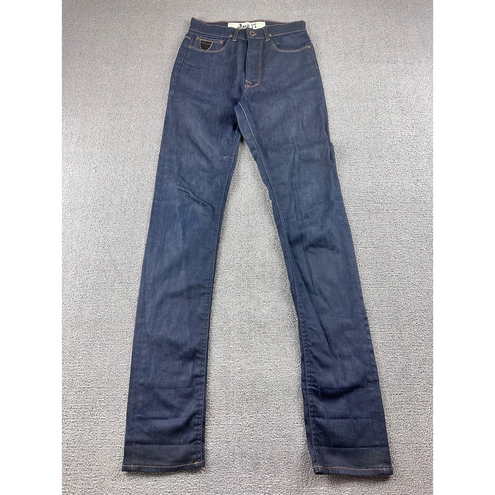 April 77 Jeans Women 26 Blue Marky Overdrive 1955 Skinny Denim Punk Rockabilly